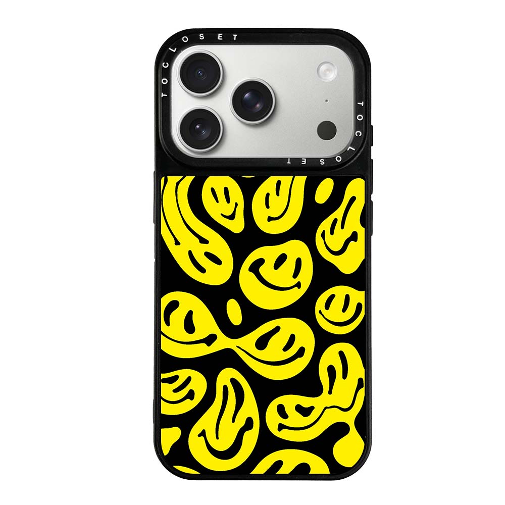 Melted Smiley Designer iPhone 17 Pro Max Case Cover