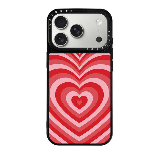 Red Hearts Designer iPhone 17 Pro Case Cover