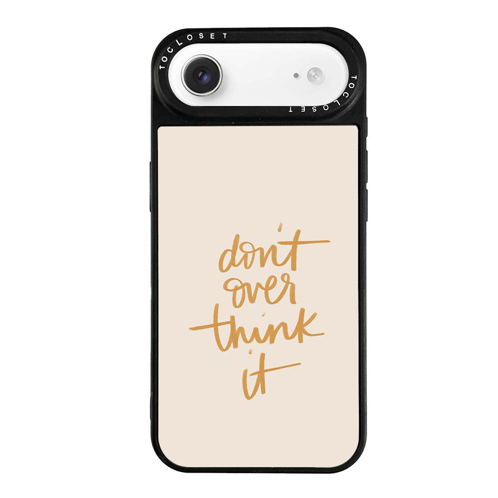 Don’t Overthink Designer iPhone Air Case Cover