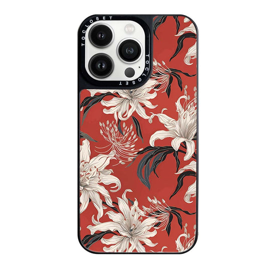Floral Whisper Designer iPhone 14 Pro Max Case Cover