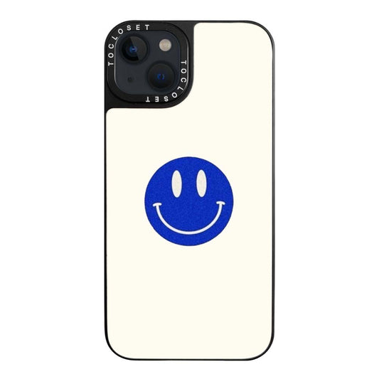 Blue Smile Designer iPhone 15 Case Cover