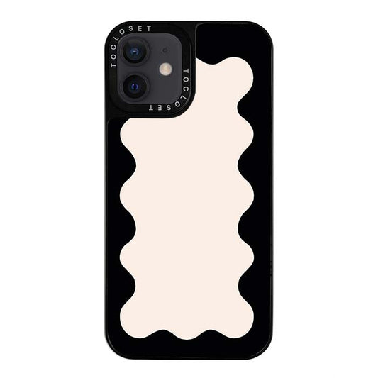 Wavy Border Designer iPhone 12 Mini Case Cover