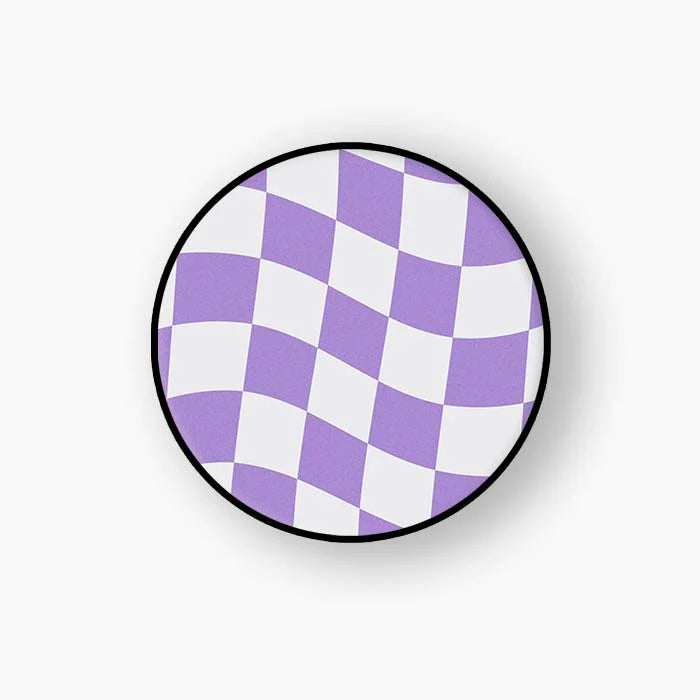 Purple Check Pop Holder