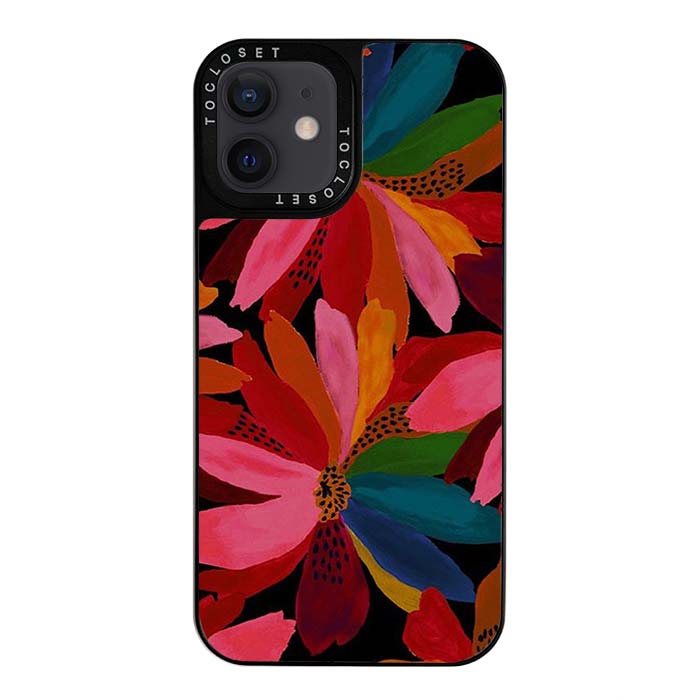 Petal Splash Designer iPhone 12 Case Cover