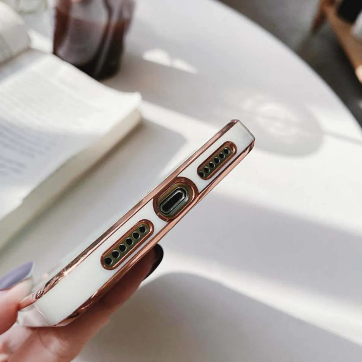 Electroplated Transparent iPhone Case
