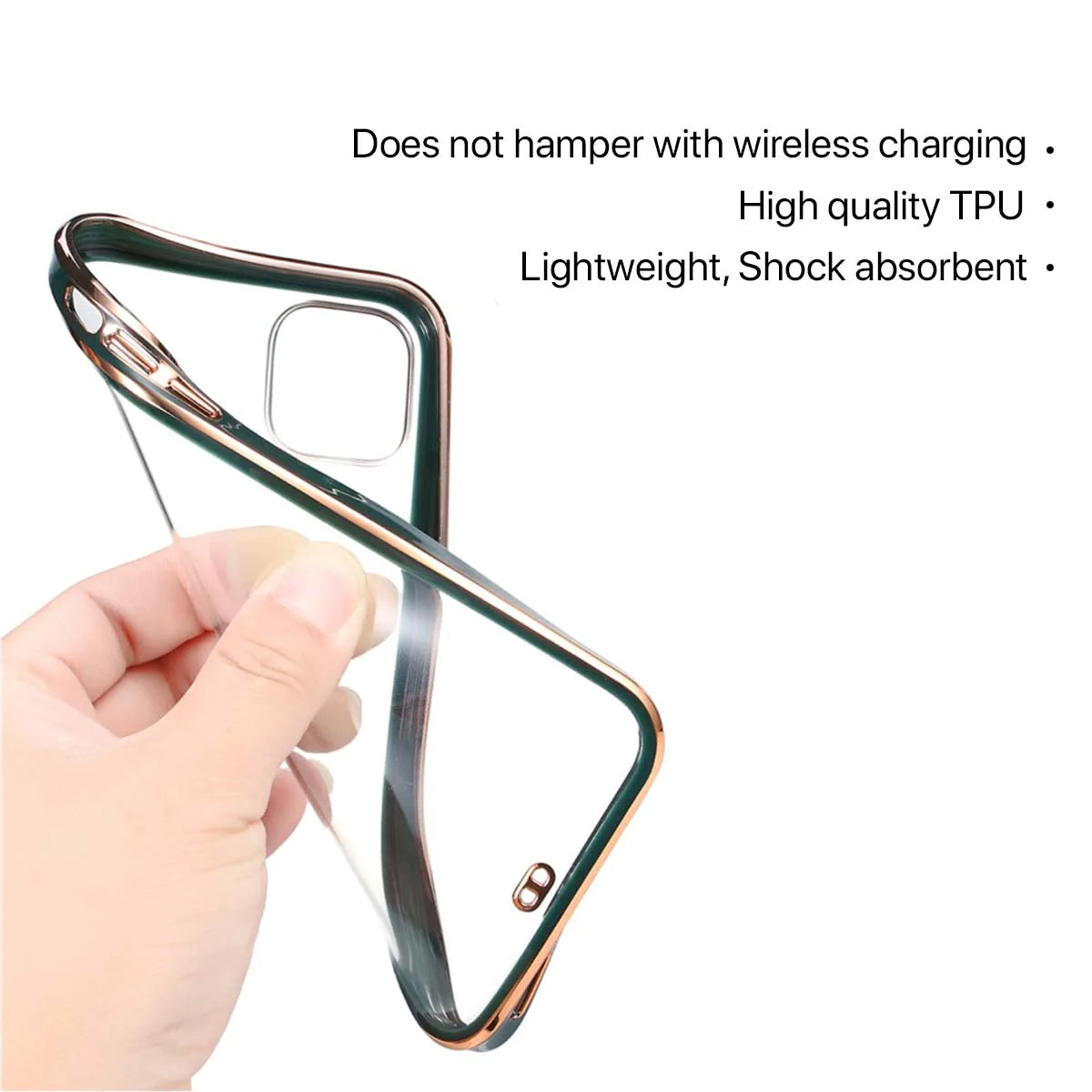 Electroplated Transparent iPhone Case