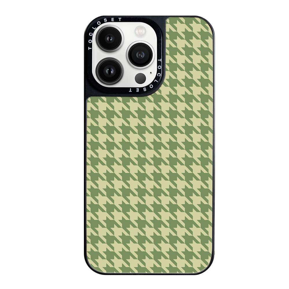 Houndstooth Designer iPhone 15 Pro Case Cover