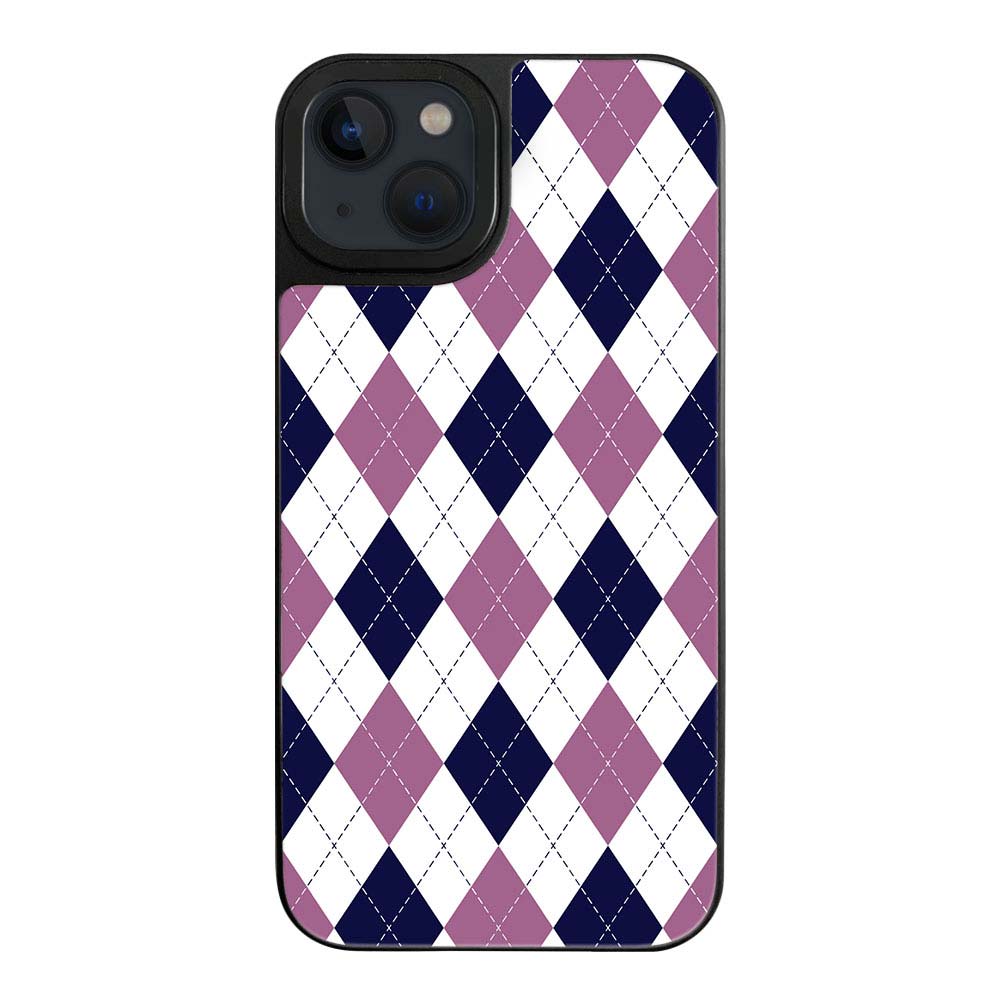 Winter Plaid Designer iPhone 13 Mini Case Cover