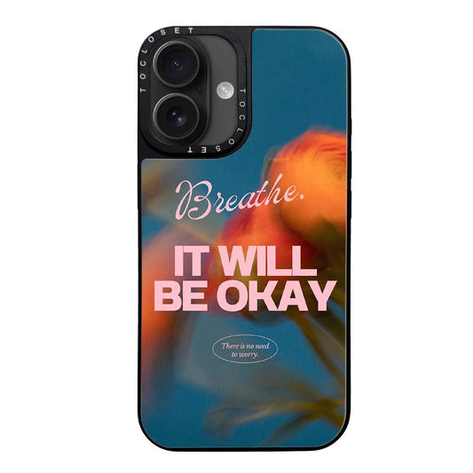 Breathe Designer iPhone 16 Case Cover