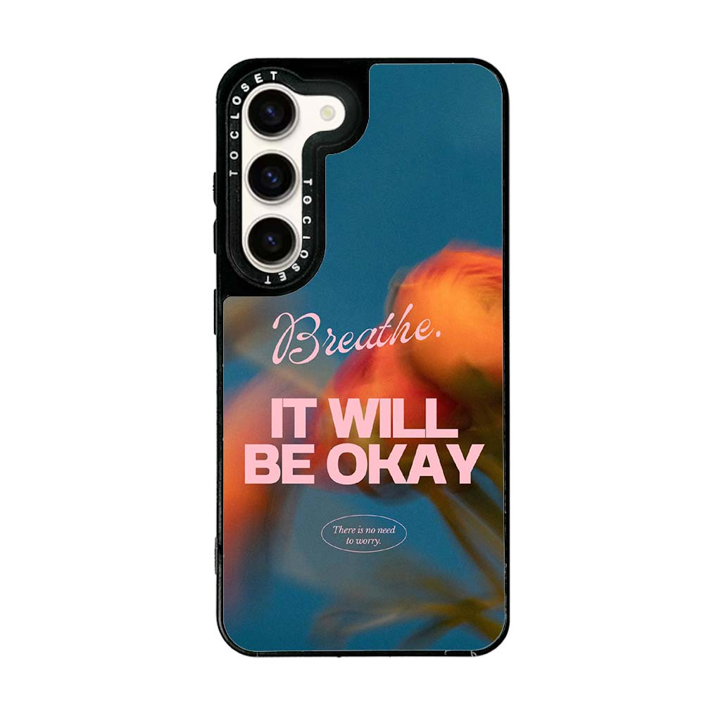 Breathe Designer Samsung S23 Case Cover