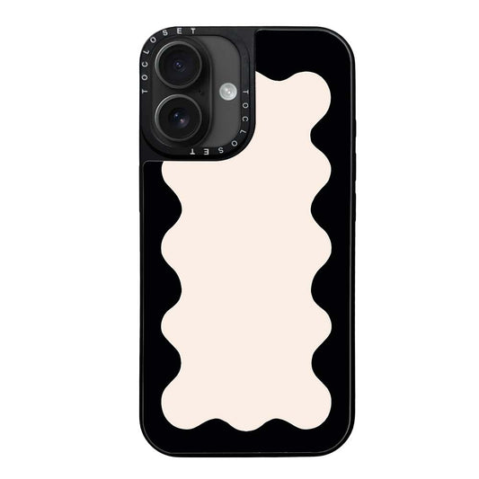 Wavy Border Designer iPhone 17 Case Cover