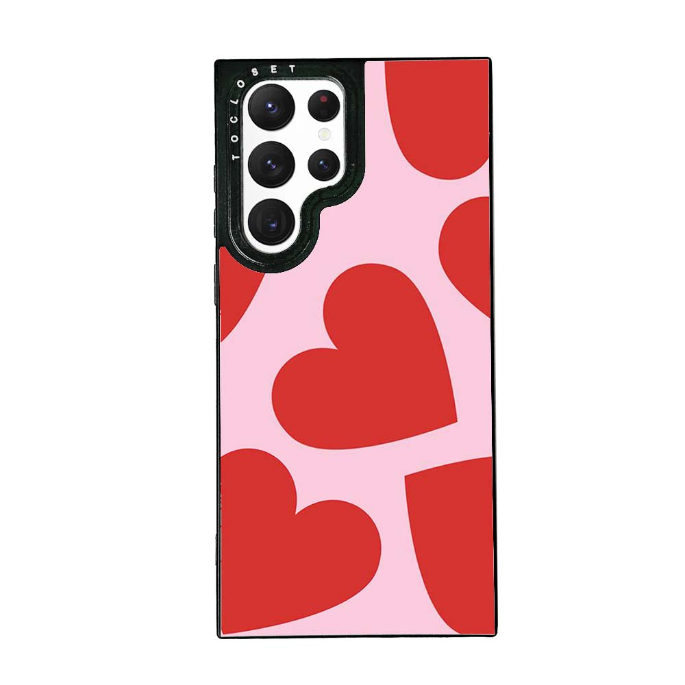 Bold Hearts Designer Samsung S22 Ultra Case Cover