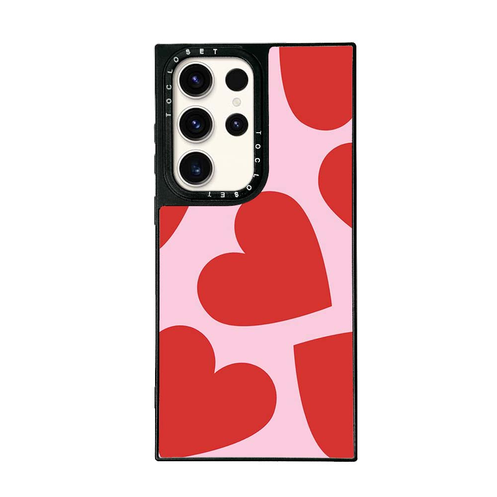 Bold Hearts Designer Samsung S24 Ultra Case Cover