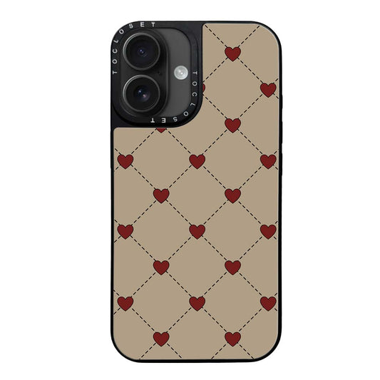 Blissful Hearts Designer iPhone 16 Plus Case Cover