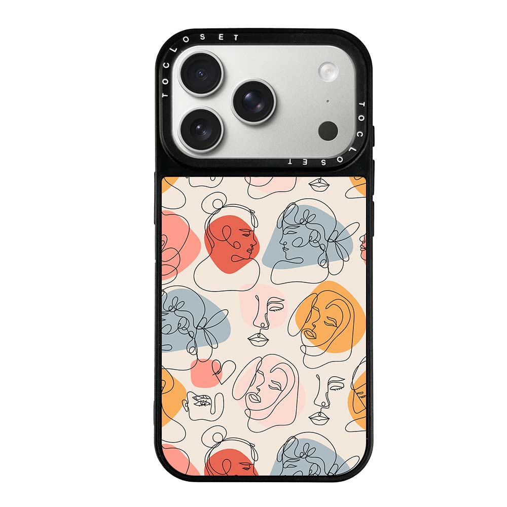 Faces Designer iPhone 17 Pro Max Case Cover