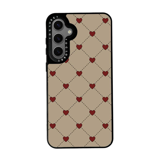 Blissful Hearts Designer Samsung S24 Case Cover