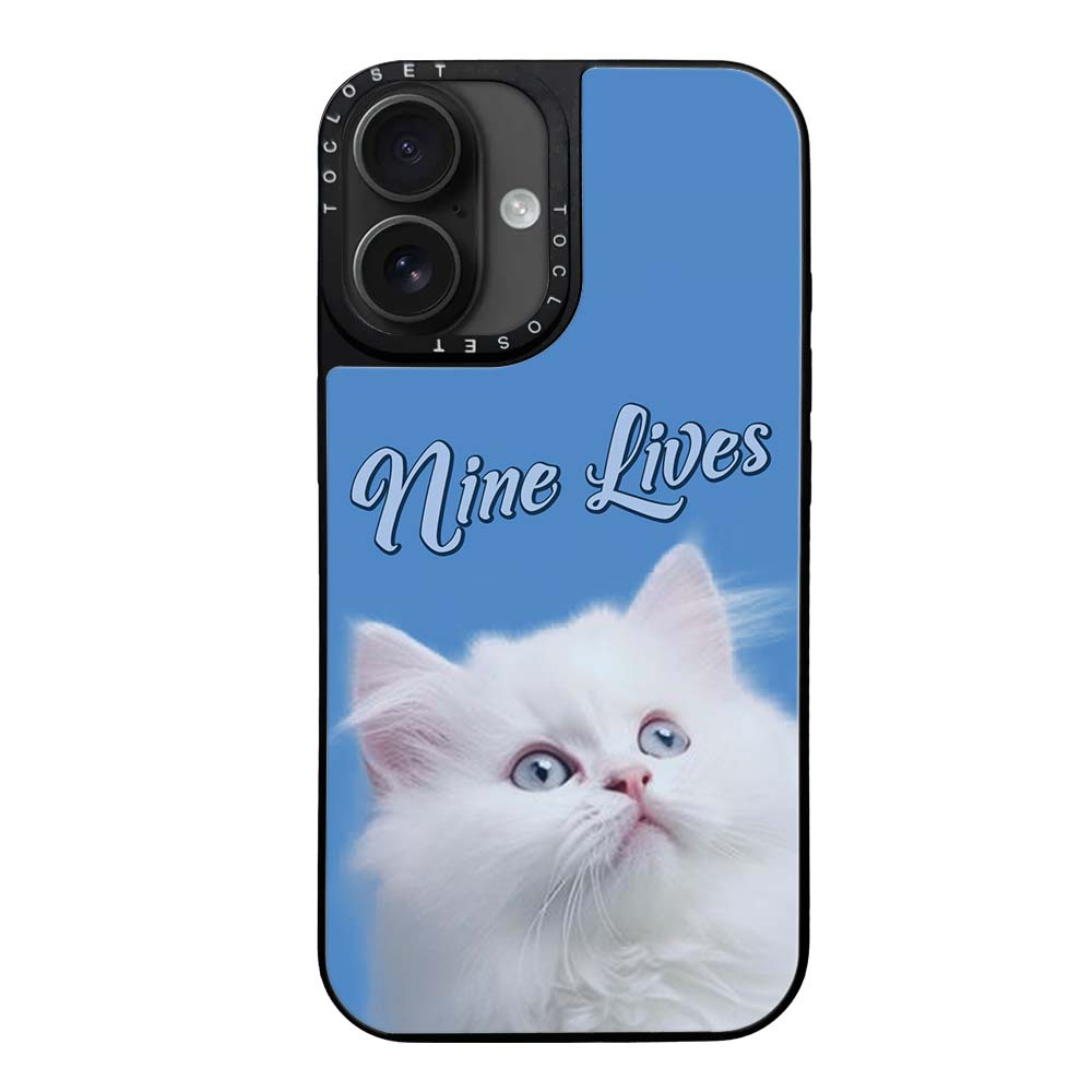 Nine Lives Designer iPhone 16 Case Cover