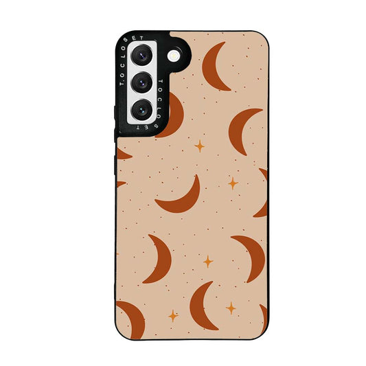 Half Moon Designer Samsung S22 Case Cover