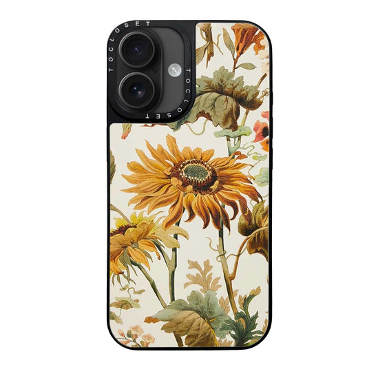 Sunflower Designer iPhone 16 Case Cover