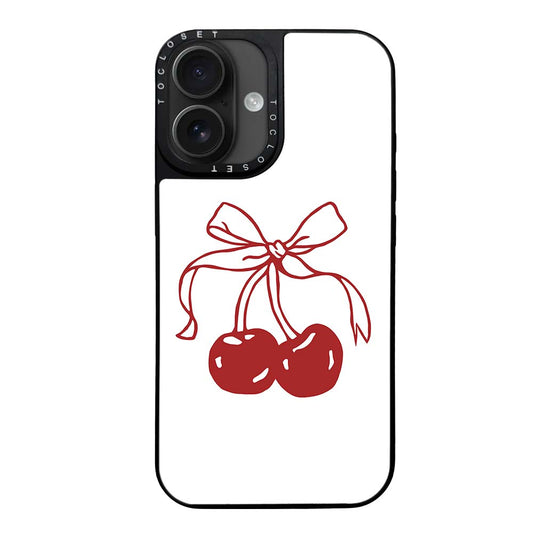 Cherry Designer iPhone 16 Case Cover