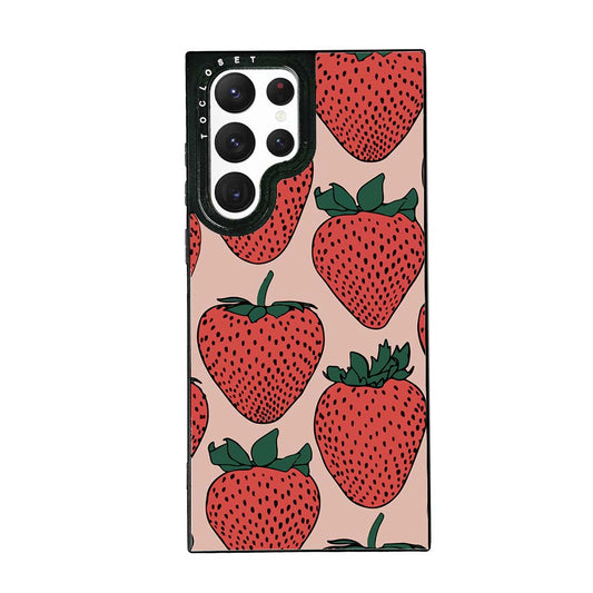 Berry Chic Designer Samsung S22 Ultra Case Cover