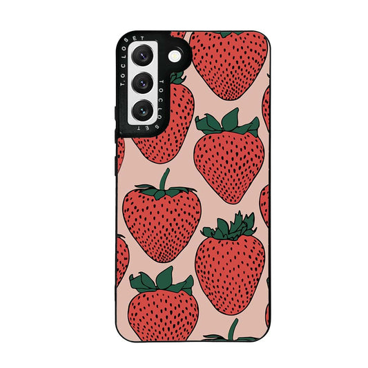 Berry Chic Designer Samsung S22 Case Cover