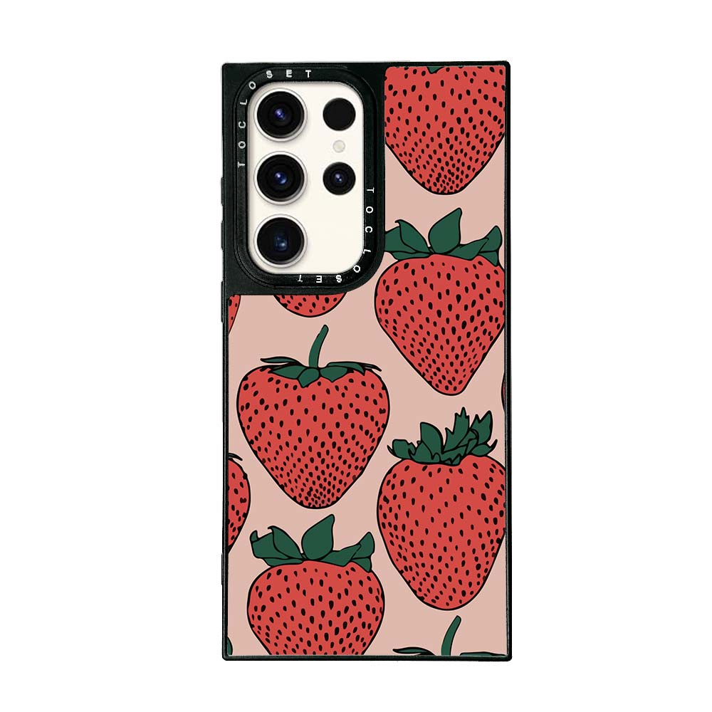 Berry Chic Designer Samsung S23 Ultra Case Cover