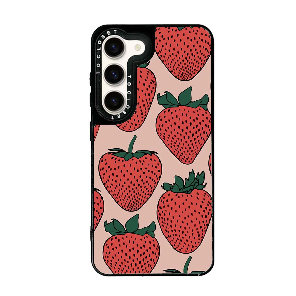 Berry Chic Designer Samsung S23 Case Cover