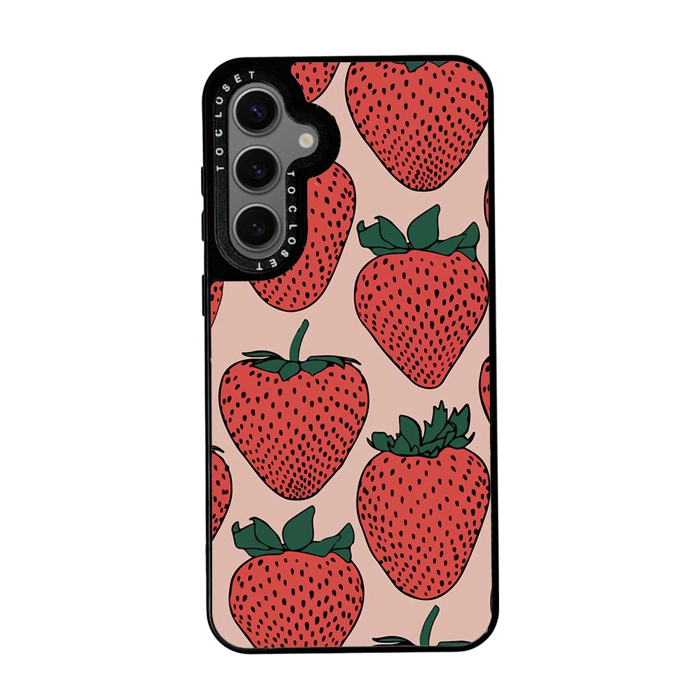 Berry Chic Designer Samsung S24 Case Cover