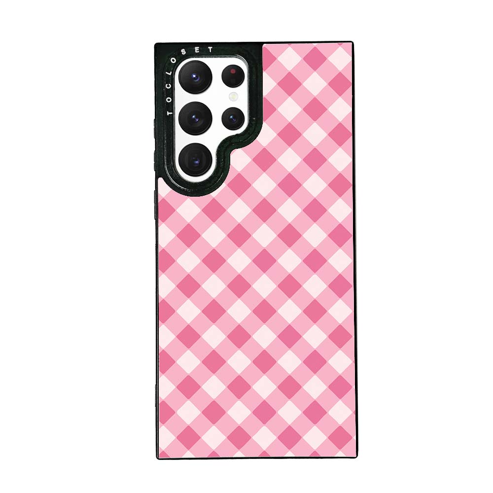 Gingham Designer Samsung S22 Ultra Case Cover