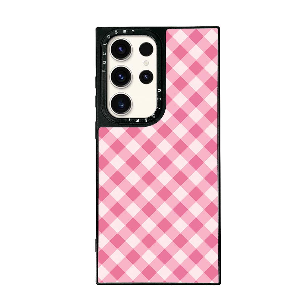 Gingham Designer Samsung S23 Ultra Case Cover