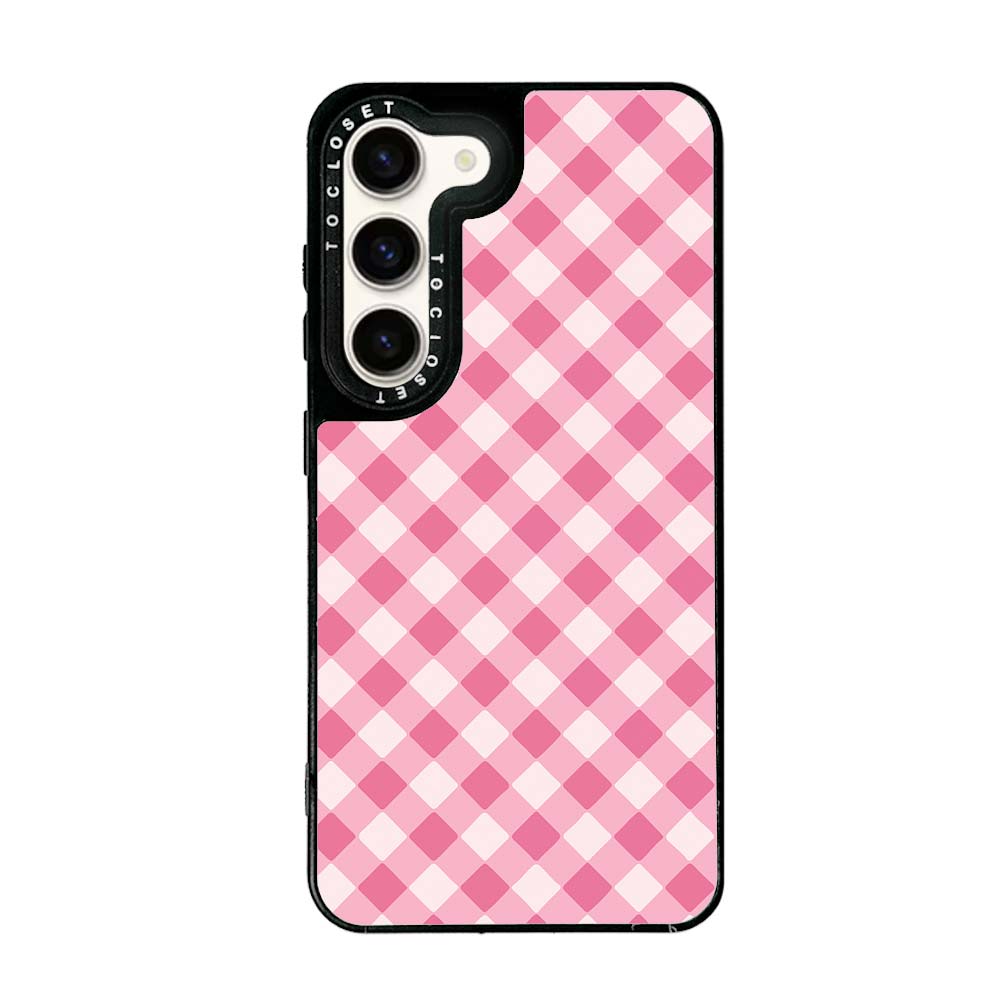 Gingham Designer Samsung S23 Plus Case Cover