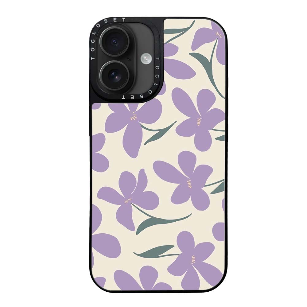 Lavender Designer iPhone 16 Plus Case Cover