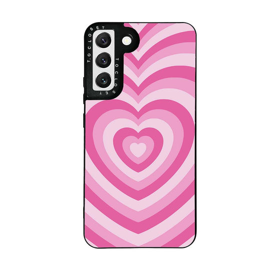 Pink Hearts Designer Samsung S22 Case Cover