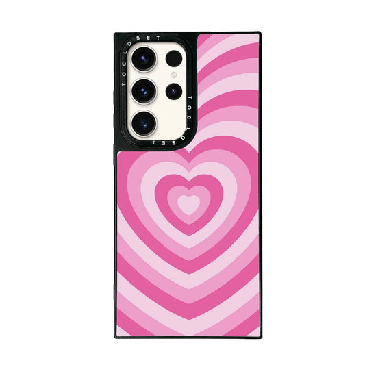 Pink Hearts Designer Samsung S24 Ultra Case Cover