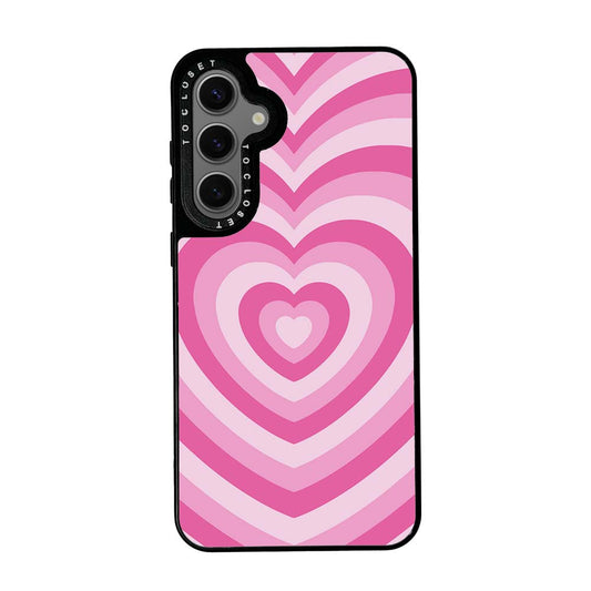 Pink Hearts Designer Samsung S24 Case Cover