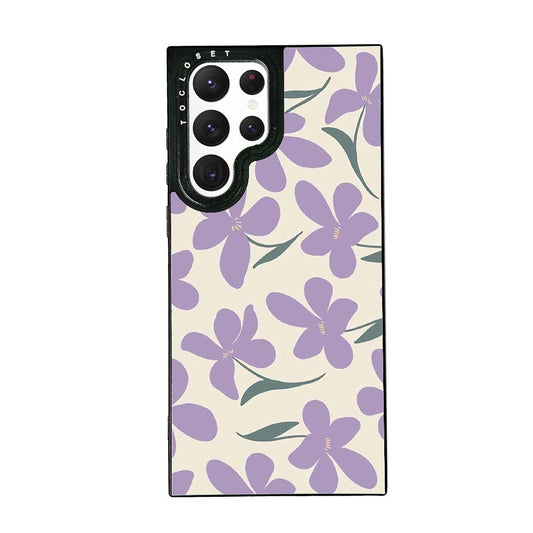 Lavender Designer Samsung S22 Ultra Case Cover