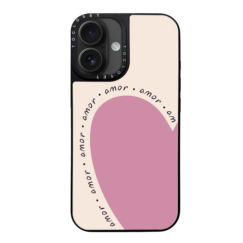 Amor Designer iPhone 16 Case Cover