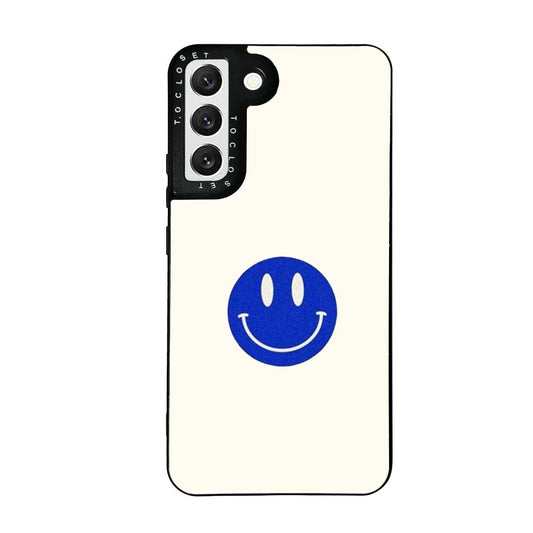 Blue Smile Designer Samsung S22 Plus Case Cover