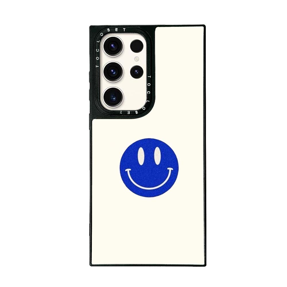 Blue Smile Designer Samsung S23 Ultra Case Cover