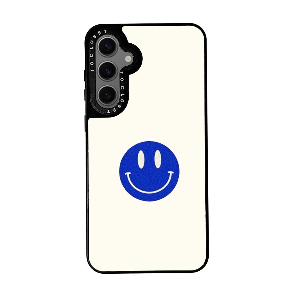 Blue Smile Designer Samsung S23 FE Case Cover