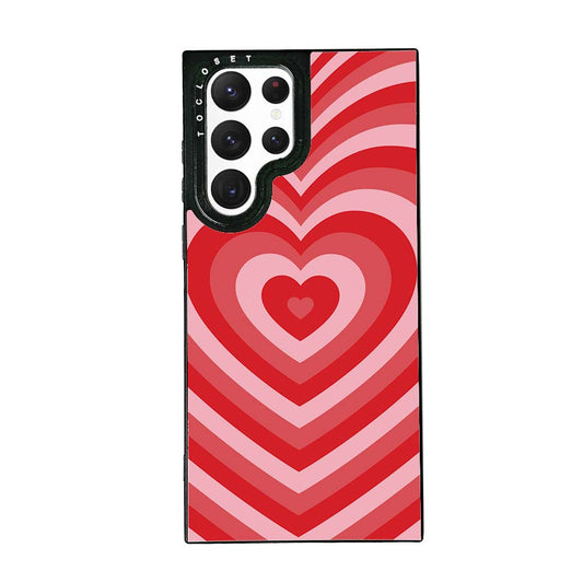 Red Hearts Designer Samsung S22 Ultra Case Cover