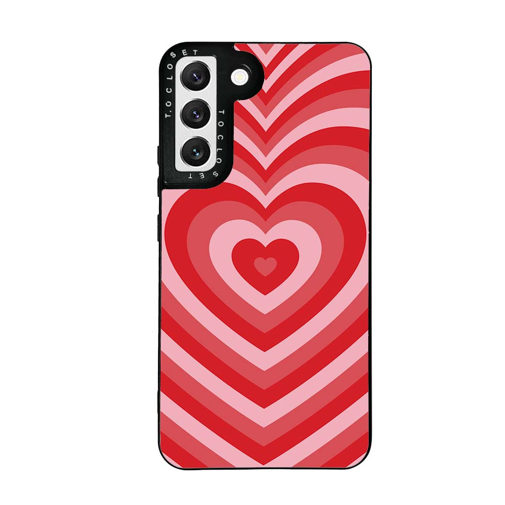 Red Hearts Designer Samsung S22 Plus Case Cover