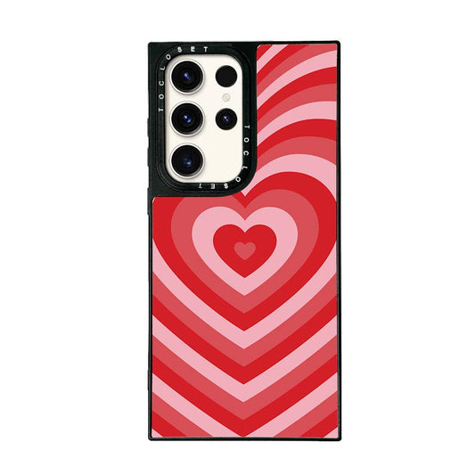 Red Hearts Designer Samsung S24 Ultra Case Cover