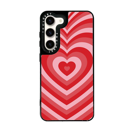 Red Hearts Designer Samsung S23 Case Cover