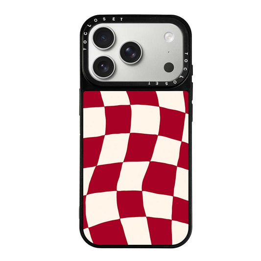 Crimson Designer iPhone 17 Pro Max Case Cover