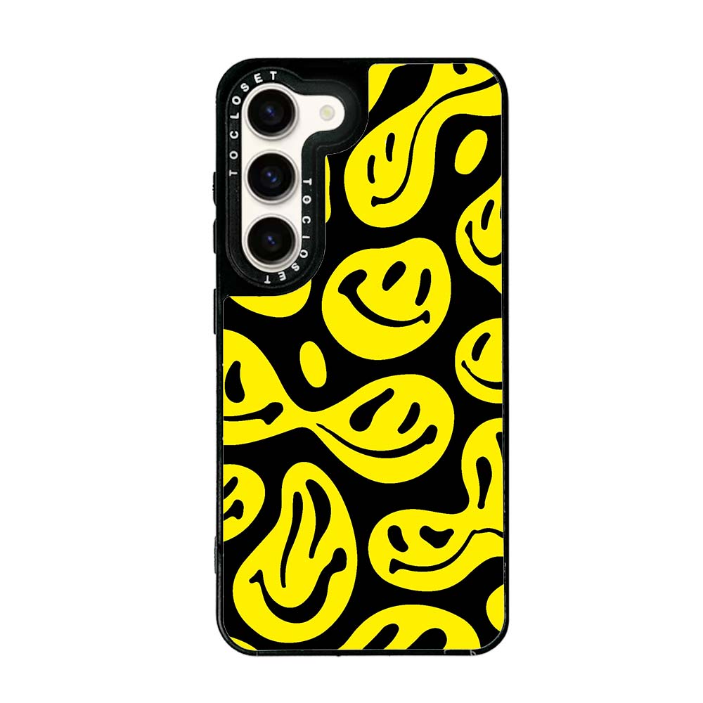 Melted Smiley Designer Samsung S23 Case Cover