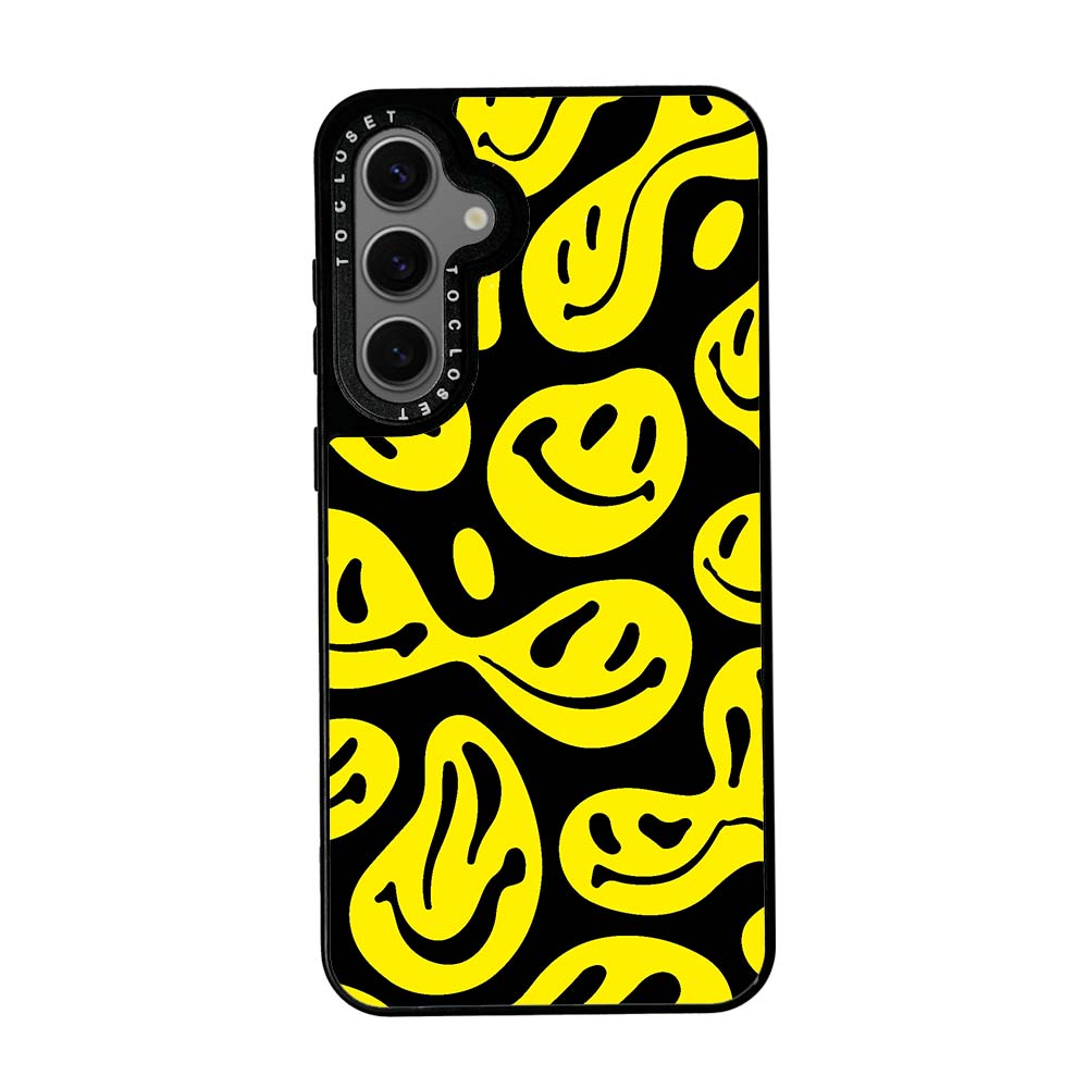 Melted Smiley Designer Samsung S23 FE Case Cover