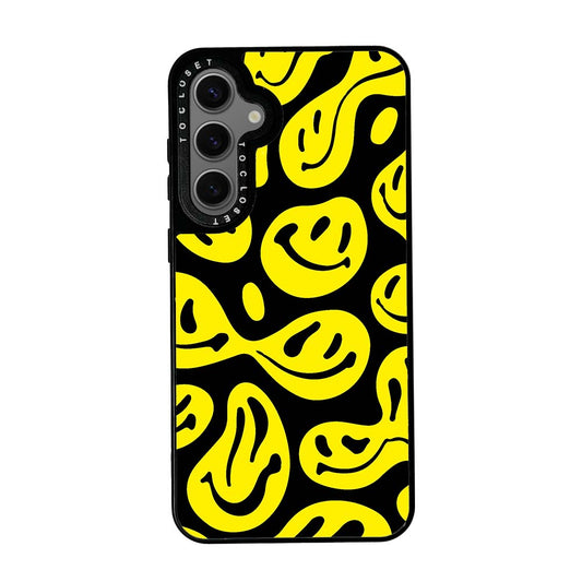 Melted Smiley Designer Samsung S24 Plus Case Cover