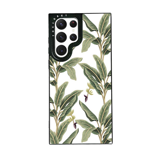 Tropical Leaf Designer Samsung S22 Ultra Case Cover